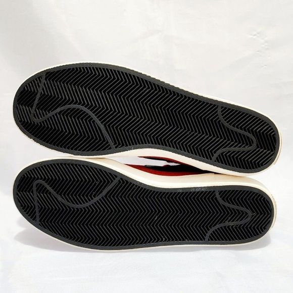 Nike Hally Hoop Retro Sneakers Red Suede , Black 535656-600 Women's Size 9 - Picture 6 of 9